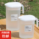 塑料冷水壺超大容量家用耐高溫泡茶壺開水杯果汁防爆帶刻度涼水壺 半透明2500ml1個(gè)