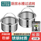瀝水籃304廚房不銹鋼水槽過濾網(wǎng)漏洗碗池漏網(wǎng)家用防堵神器防殘?jiān)?長款高度4cm【2個裝】304不銹鋼
