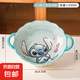 迪士尼正版史迪奇陶瓷碗勺可愛(ài)史迪仔碗史迪仔餐具可微波釉下彩勺 8.5
