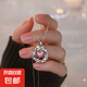 愛之花環(huán)蝴蝶結(jié)項(xiàng)鏈女鎖骨鏈輕奢創(chuàng)意小眾高級(jí)設(shè)計(jì)感生日學(xué)生閨蜜 銀色