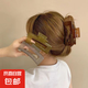 簡(jiǎn)約方形盤(pán)發(fā)抓夾女優(yōu)雅氣質(zhì)果凍色亞克力鯊魚(yú)夾子頭飾后腦勺發(fā)夾 方形果凍綠【8.5CM】