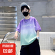 兒童裝男童夏裝T恤2025新款中大童夏季短袖男孩半袖上衣潮牌t 紫色 150