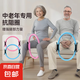 普拉提圈瑜伽圈美背瘦腿抗阻圈塑形瑜伽環(huán)瑜伽器材盆底肌大腿健身 加厚款粉色約7公斤