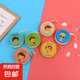 卡通耳機(jī)包馬口鐵KT貓哆啦A夢(mèng)數(shù)據(jù)線零錢包迷你便攜圓形拉鏈耳機(jī)包硬幣鑰匙收納包盒 款式隨機(jī)發(fā) 1個(gè)