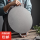 加厚鑄鐵雜糧煎餅鏊子生鐵煎餅鍋無涂層家用煎餅果子鍋平底不粘鍋 直徑 30cm