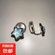 藍色星星耳釘女簡(jiǎn)約小清新設計感無(wú)耳洞耳夾耳環(huán)氣質(zhì)甜美新款耳飾 淺藍雙五角星耳夾