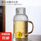 麻繩水壺復(fù)古國潮玻璃水壺玻璃涼水壺茶壺大容量 麻繩壺【帶蓋子】2400ML