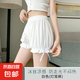 jk安全褲女南瓜褲打底褲防走光夏季薄款學(xué)生保險(xiǎn)短褲可外穿配裙子 白色 【新款側(cè)邊蝴蝶結(jié)】 L 【推薦80-120斤】