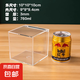 簡約正方形透明塑料盒翻蓋亞克力食品禮物手辦展示糖果禮品包裝盒 【透明翻蓋收納盒】10*10*10cm 無規(guī)格