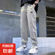 2025新款ins男童防蚊褲夏季薄款褲子中大童夏裝休閑褲兒童長褲潮 DD-B16【灰色】 150