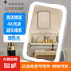 網(wǎng)紅LED可折疊化妝鏡帶燈可調(diào)節(jié)充電網(wǎng)紅女補光鏡宿舍桌面便攜鏡 單色光（三擋可調(diào)）