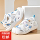 【夏清倉】寶寶學(xué)步鞋軟底防滑布鞋 藍色 16