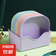 日式家用吐骨頭盤子創(chuàng)意骨碟塑料骨頭碟水果盤吐骨碟帶底座收納盒 1寸 混色20個(gè)裝隨機(jī)底座