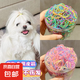 可愛(ài)小皮筋狗狗皮筋發(fā)圈簡(jiǎn)約甜美貓咪皮筋小發(fā)繩狗狗出行配飾頭飾 一次性皮筋顏色隨機(jī)【100條裝】