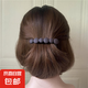 短發(fā)尷尬期神器發(fā)飾發(fā)量少馬尾發(fā)夾女夏后腦勺發(fā)卡橫夾彈簧一字夾 復(fù)古咖