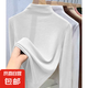 【爆款打底】秋冬加絨打底衫百搭修身顯瘦半高領(lǐng)內(nèi)搭長袖 白色 L-建議90-108斤