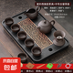 整套紫砂西施壺小套裝功夫茶具泡茶壺帶茶杯茶盤(pán)儲(chǔ)排雙用家用 紫砂茶具10件套(送配件)