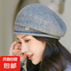 帽子女秋冬季時尚百搭款羊毛針織帽子女士毛線款帽舒適保暖堆堆帽 淺灰色