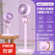 電風(fēng)扇家用落地扇空氣循環(huán)扇美國比賽小豬輕音智能遙控渦輪換氣扇制冷大風(fēng)力學(xué)生宿舍辦公室臥室 羅蘭紫3D搖頭經(jīng)典機(jī)械款【大風(fēng)力】