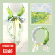 絲巾小方巾圍巾女仿真絲時(shí)尚百搭新款70CM小方巾薄款圍脖護(hù)頸 一碧千里 70*70CM