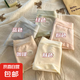 7A全棉抗菌加長襠女生純棉透氣內(nèi)褲女中腰A類嬰兒棉無痕三角褲頭 膚色+粉色+藍色 *A28* 3條 L （110-130斤）