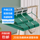 防滑無(wú)痕衣架家用加粗金屬衣架浸塑衣架宿舍晾曬衣服掛衣?lián)巫?升級(jí)款-綠色20個(gè)