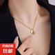 韓版夏季招財(cái)葫蘆項(xiàng)鏈ins小眾設(shè)計(jì)時(shí)尚高級(jí)感鈦鋼18K金氣質(zhì)鎖骨鏈 招財(cái)葫蘆40+5項(xiàng)鏈-金色A0686