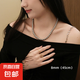 大地溪灰珍珠項(xiàng)鏈清新甜美輕奢少女鏈時(shí)尚毛衣鏈秋冬女氛圍感 大地溪灰8mm+元寶扣（45cm）