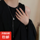 2025年簡約抽拉長款鈦鋼毛衣鏈小眾衛(wèi)衣鏈項鏈衣服配飾潮 項鏈銀色全長70CM