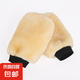 洗車(chē)手套毛絨羊毛雪尼爾工具抹布熊掌不傷漆面擦車(chē)打蠟用 擦車(chē)手套-雙面-1個(gè)裝 無(wú)規(guī)格