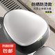 電動(dòng)自行車座套加厚皮革隔熱新國標(biāo)電瓶車坐墊套防水防曬夏季通用 電動(dòng)自行車坐墊-銀色方格-圓頭前座套-1個(gè)