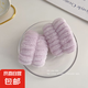 洗臉發(fā)帶手腕帶神器吸水防濕發(fā)箍女毛絨手圈防濕袖護 紫色一對裝