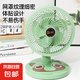 駱駝電風扇家用電扇臺式多功能小型風扇學生宿舍桌面風扇可搖頭靜音辦公室桌面臺扇 綠色臺扇【搖頭/2檔位】 標配【1.3米電源線】