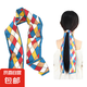 飄帶發(fā)繩法式編發(fā)扎馬尾加長(zhǎng)絲巾發(fā)帶女綁發(fā)頭巾絲帶頭繩絲巾發(fā)帶 多色菱形格（新人專(zhuān)享） 88*6CM