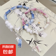 中式竹節(jié)手鏈女古風蝴蝶小眾設(shè)計感甜美百搭情侶學生手串 M928+M941竹節(jié)水墨2條