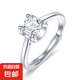 莫桑石經(jīng)典款六爪一克拉女活口戒指女送禮首飾合集女王鉆戒 經(jīng)典牛頭一克拉