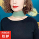 夏季2024純色護頸鉆扣絲巾女時尚百搭假領(lǐng)圍巾多功能懶人圍脖 淺綠色