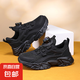 男童運(yùn)動(dòng)鞋網(wǎng)面透氣兒童鞋子軟底輕便2025新款爆款中大童運(yùn)動(dòng)鞋潮 1291-黑色 雙網(wǎng) 1291 33