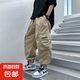 兒童裝男童夏裝防蚊褲2025新款男孩工裝薄款夏季寬松休閑褲子大童 ZTM-6051【卡其色】 170cm