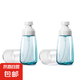 分裝瓶乳液瓶按壓瓶旅行小樣化妝品洗手液透明護膚瓶易 100ML 2件