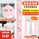 卡通兒童身高貼 臥室裝飾寶寶量身高尺視力表 幼兒園創(chuàng)意墻貼 粉色小鹿-1張【有背膠】