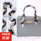 絲巾女小長(zhǎng)條領(lǐng)巾綁包綁頭發(fā)裝飾手巾韓版百搭潮披肩小方巾圍巾 氣質(zhì)灰 90CM