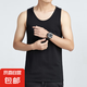 【100%棉】美式純棉背心男士夏季運(yùn)動(dòng)健身重磅無(wú)袖t恤男坎肩汗衫 黑色 （100%棉） 2XL 【建議140-159斤】
