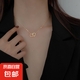雙環(huán)心形2021新簡約項(xiàng)鏈女鎖骨鏈女小眾設(shè)計(jì)感網(wǎng)紅ins風(fēng)飾品禮物 M1337【雙心項(xiàng)鏈金色】