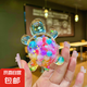 夜光流沙小烏龜擺件對(duì)對(duì)碰可愛(ài)仿真動(dòng)物玩偶桌面擺件玩具女孩子 5.6cm流沙烏龜【炫彩】