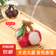 荔枝茶寵擺件創(chuàng)意個(gè)性沖水變色茶玩茶道茶具配件變色飾品沏茶 三顆