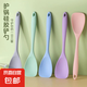 食品級硅膠鏟不粘鍋炒菜勺小鏟子輔食煎鏟沙律鏟家用耐高溫廚具鏟 隨機色沙律凹面鏟【1把】