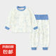 寶寶秋衣秋褲套裝純棉嬰兒高腰護肚保暖內(nèi)衣服男童女童分體春秋裝 嗨嗨狗 120cm 推薦身高109-118cm