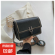 今年流行小包包女包2024新款秋冬復古單肩斜挎包小眾高級感小方包 黑色