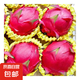 紅心火龍果 金都一號(hào)廣西云南薄皮火龍果應(yīng)季新鮮水果 單果200g起 3個(gè)裝（薄皮多汁）